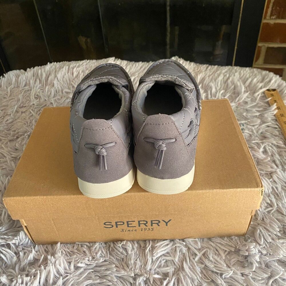 Sperry Women’s Slip On Shoes Lightweig Gray Size 7.5 M Comfort Soft Sneakers NEW - Picture 6 of 16